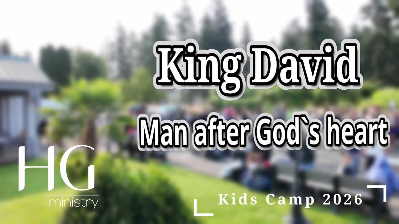 Kids Camp 2026 - King David: Man after God`s heart | Trailer