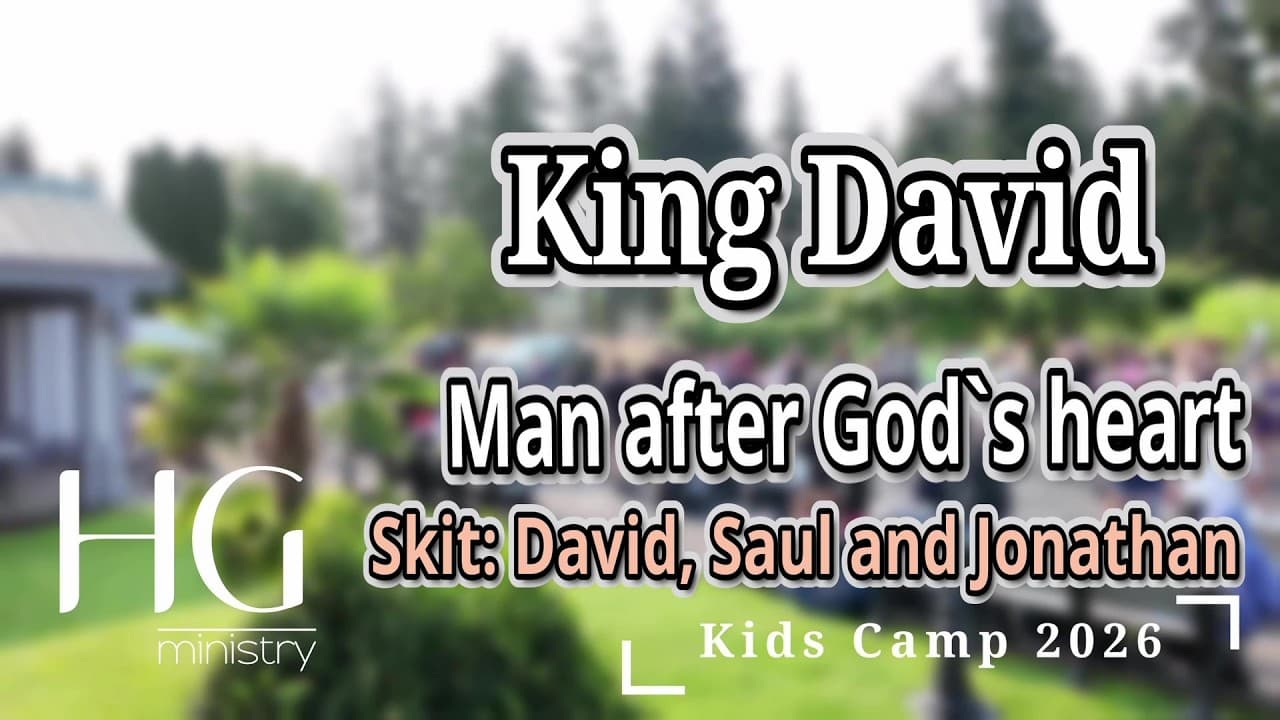 Skit "David, Saul and Jonathan" | Kids Camp 2026