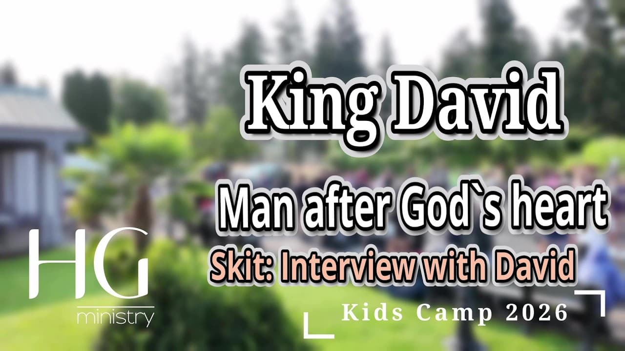 Skit "Interview with David" | Kids Camp 2026