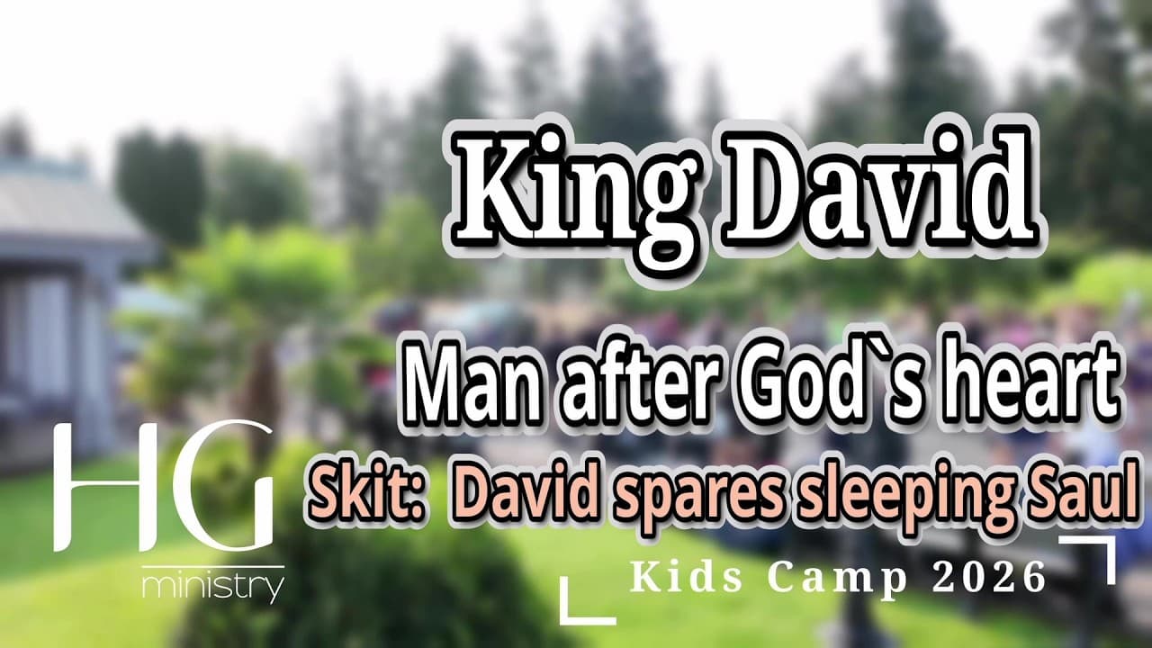 Skit: David spares sleeping Saul | Kids Camp 2026