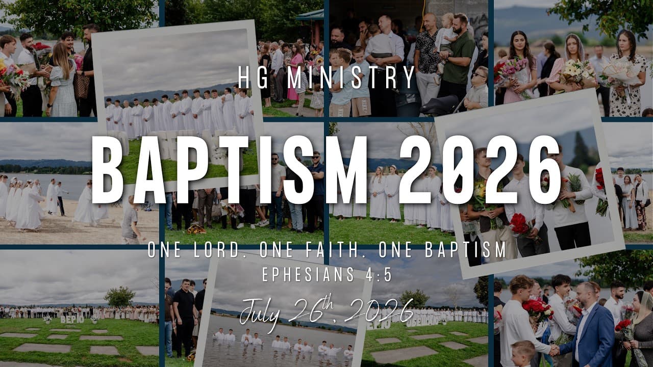 Baptism 2026 | Водное Крещение 2026 | HG Ministry